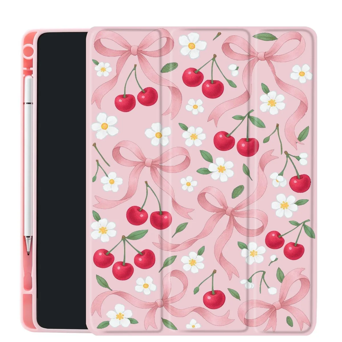 V2 Technologies V2 Technologies Pink Bow Cherry Case 2 in 1 accessory iPad Air 4/5 10.9 — product photo