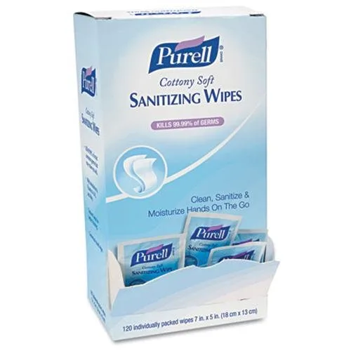 Purell Purell 9027-12 Hand Sanitizing Wipes 120 Count — product photo