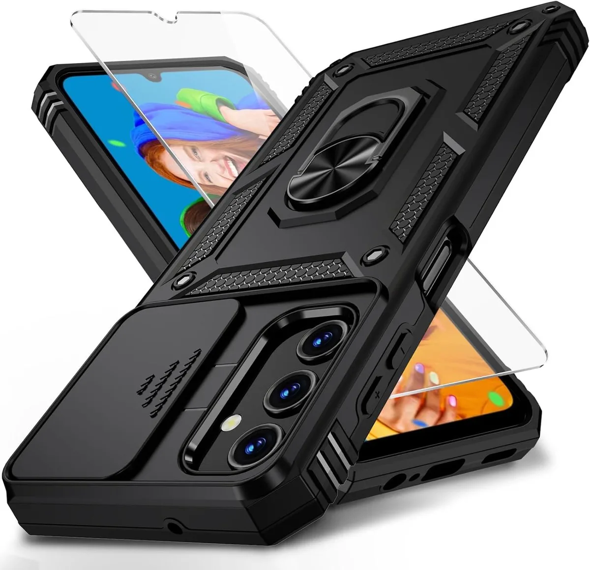 TAURKENAM TAURKENAM Samsung Galaxy A25 5G Case Black — product photo