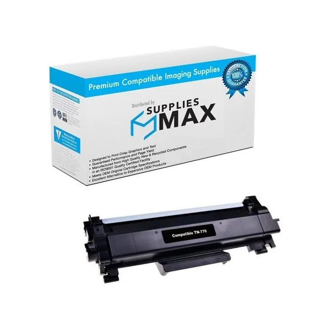 SuppliesMax SuppliesMax TN-770 Super High Yield Toner Cartridge 4500 Pages Black — product photo