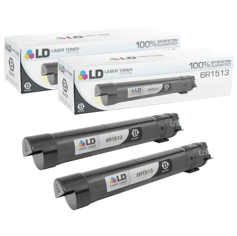 LD Products LD Products Remanufactured Xerox 6R1513 Black Toner Cartridges 2-Pack — product photo