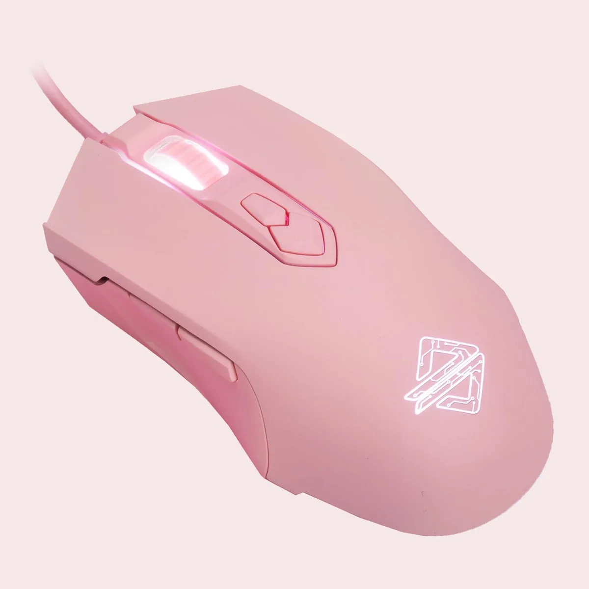  ASUS AJ52 Lomiluskr Gaming Mouse 16 Buttons 127g Pink — product photo