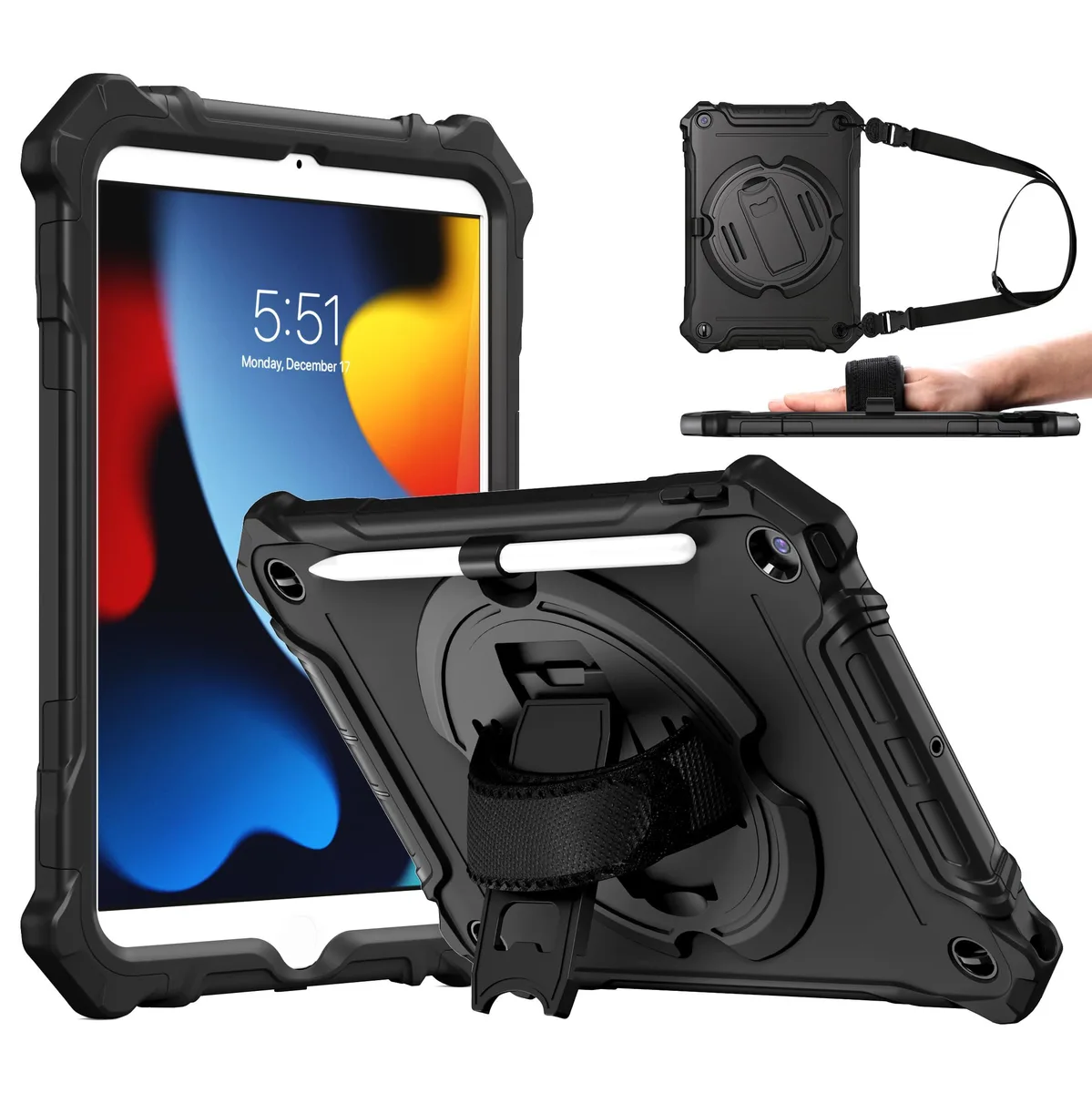 Speck ZTS-iPad 102 Rotate JG Darts Black iPad accessory — product photo