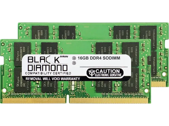 Black Diamond Memory Black Diamond Memory BD16GX22666MQN25 32GB (2 x 16GB) DDR4 2666 laptop RAM — product photo