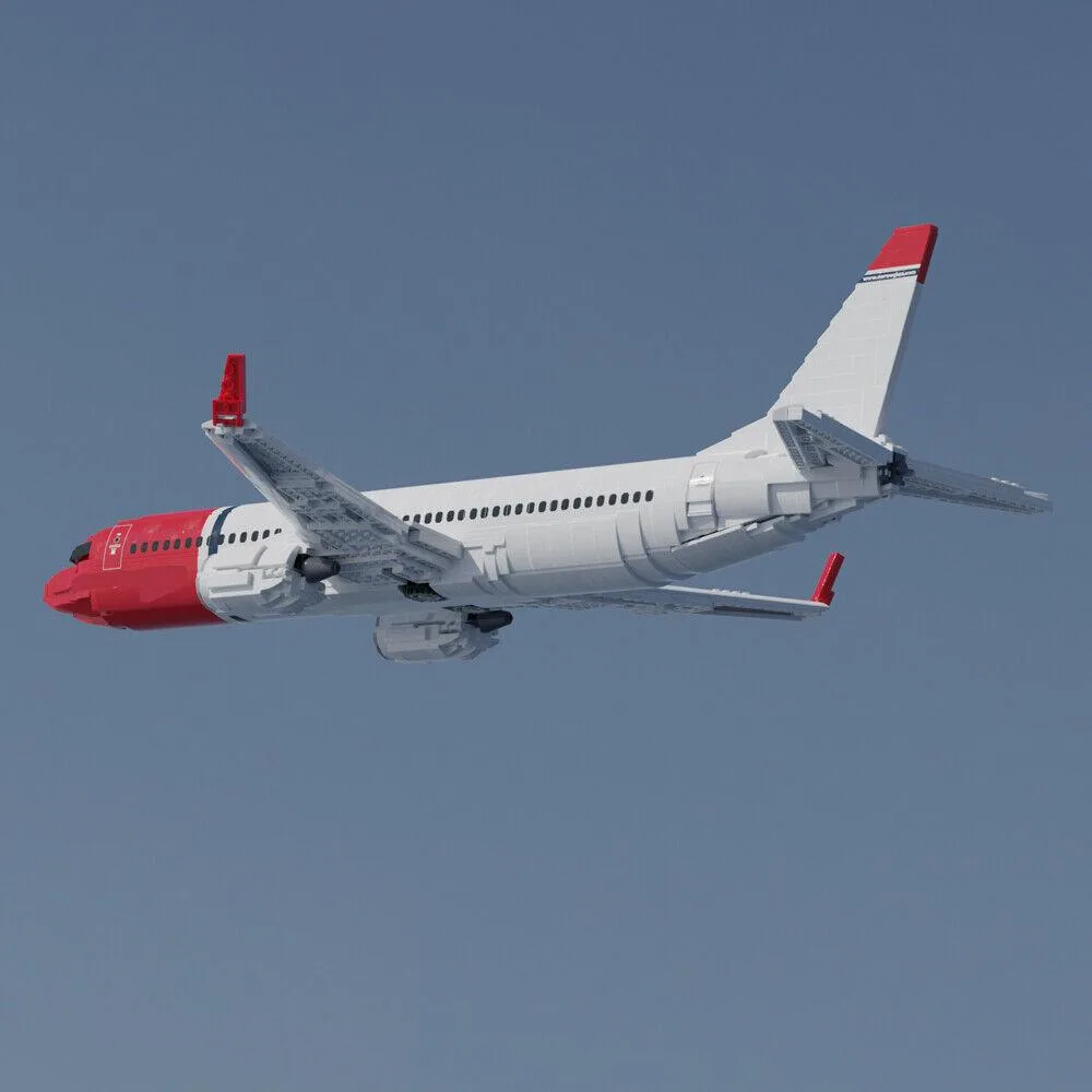 ZITIANYOUBUILD ZITIANYOUBUILD MOC-65055 Narrow-body Airliner 1:51 Scale 2128 Parts — product photo