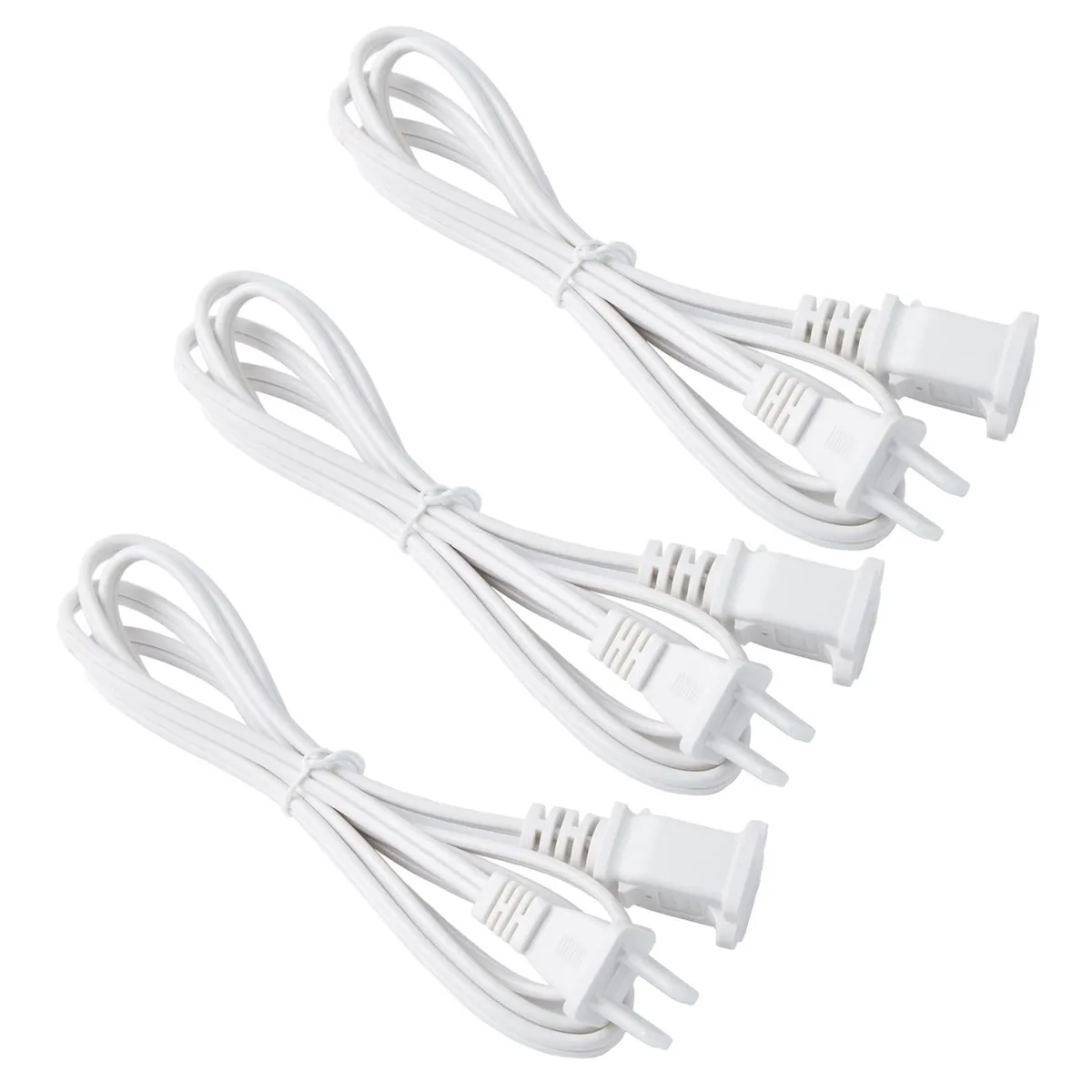  Lpins LPINS-WEC5-18AWG power extension cord 5 ft 18 AWG 10 A 125 V 3 pack — product photo