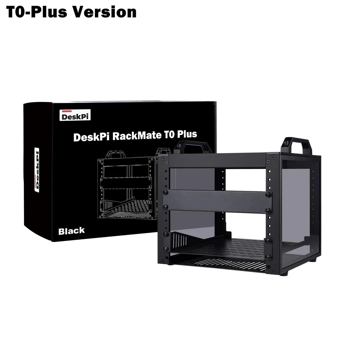 52Pi 52Pi T0-Plus RackMount 4U 10" Black Server Cabinet — product photo