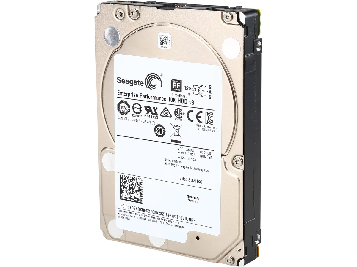 Seagate Seagate ST600MM0158 600GB 10000 RPM 128MB SAS 12Gb/s 2.5" internal hard drive — product photo