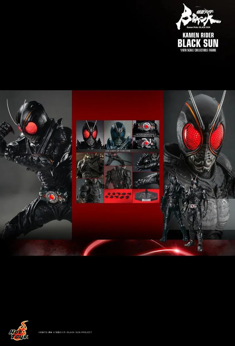 Hot Toys Hot Toys TMS100 Kamen Rider Black Sun Standard Version action figure — product photo