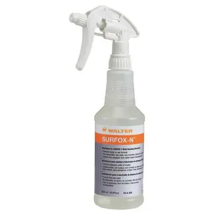Clear liquid in a 500 mL spray bottle with trigger head