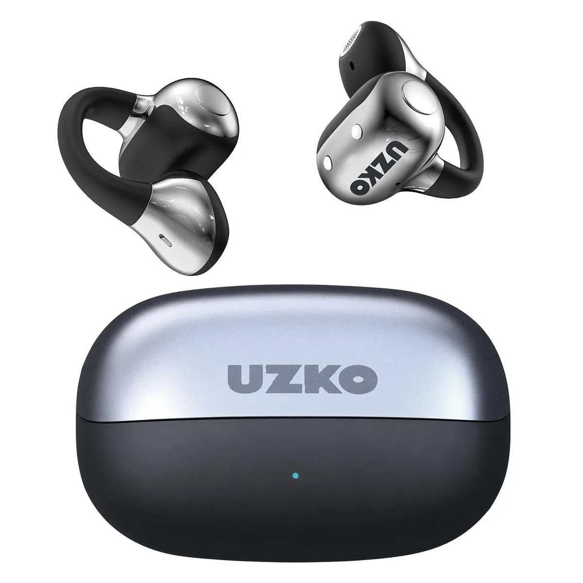  UZKO DY21 Clip-On Earbuds Bluetooth 6.0 5.2g — product photo