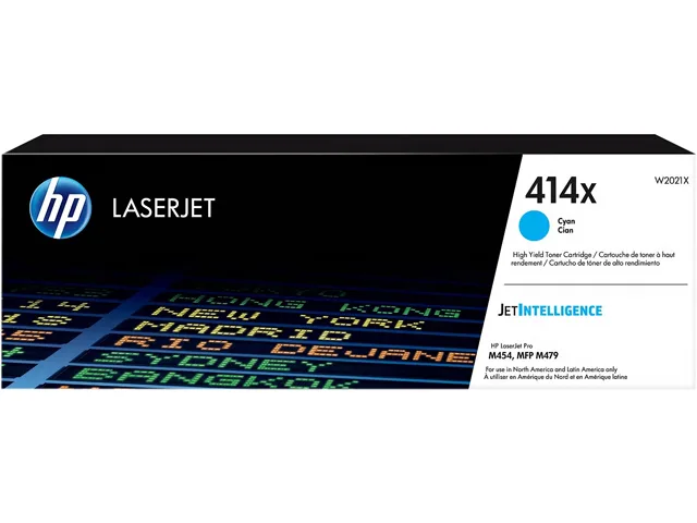 HP HP 414X (W2021X) Cyan Toner Cartridge 6000 Pages — product photo