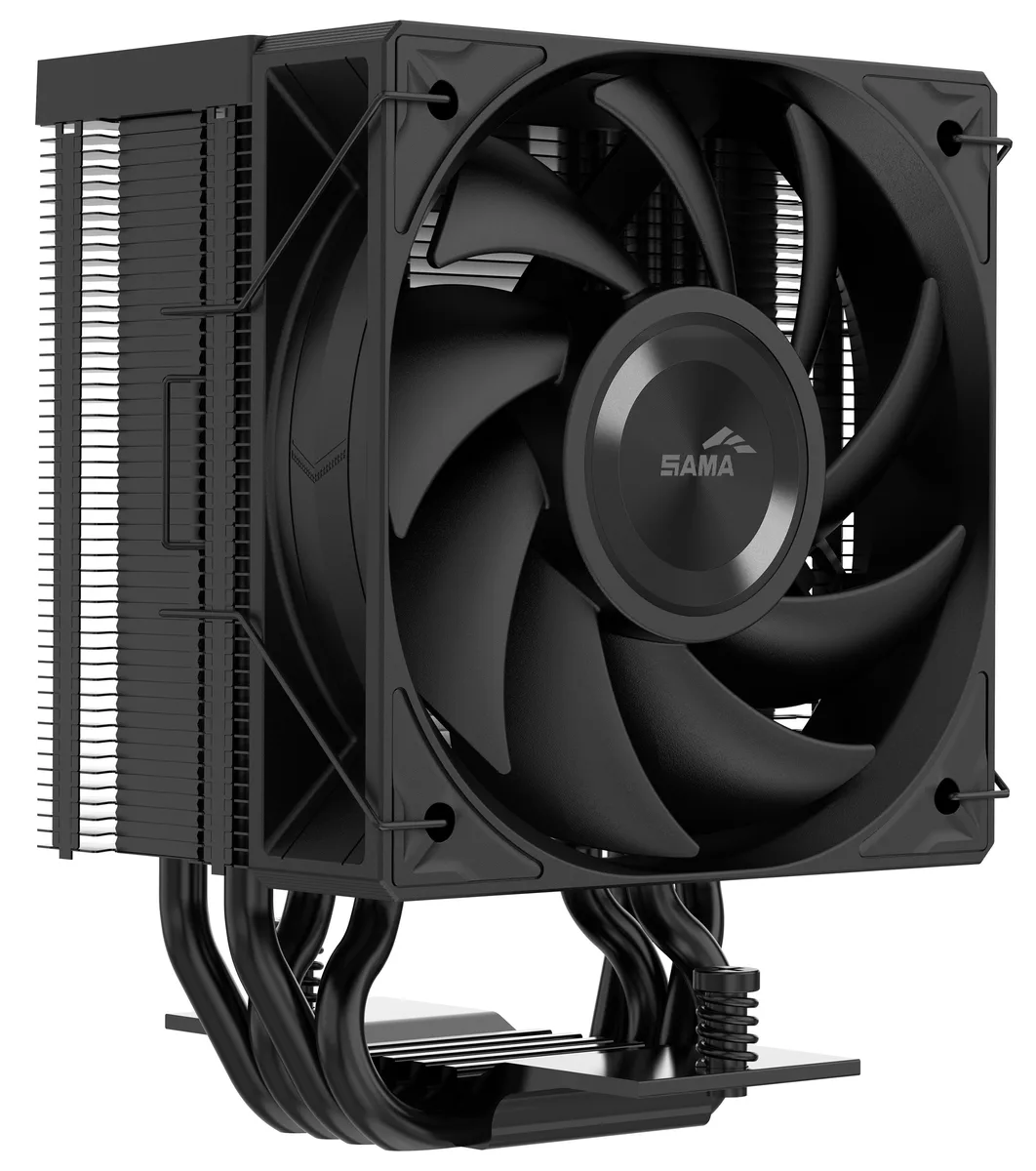 SAMA SAMA X40 CPU Cooler 4 Heat Pipes 100mm PWM Fan 200W TDP — product photo
