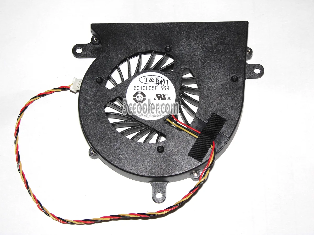 OEM Industries OEM Industries T&amp;T 6010L05F 569 60mm 5V .35A 3-pin cooling fan — product photo