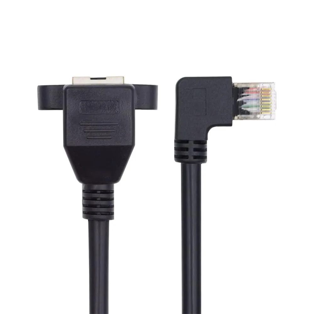LORDWORLD LORDWORLD 90 Degree Cat6 Male-Female Extension Cable 30cm — product photo
