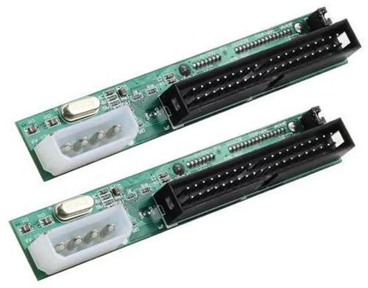 SMUGDESK SMUGDESK 2Pack 2.5 SATA to 3.5 Inch 40Pin IDE Adapter Converter ATA 133 100 — product photo