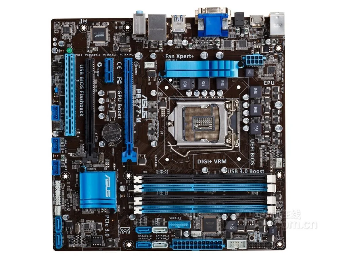 ASUS ASUS P8Z77-M Intel Z77 DDR3 32GB Micro ATX Motherboard — product photo