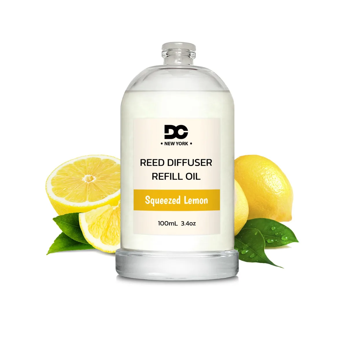 Daniella's Candles Collection Daniella's Candles Collection Squeezed Lemon Reed Diffuser Refill Oil 3.4oz 100mL home accent — product photo