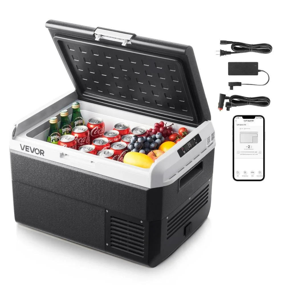 VEVOR VEVOR 52.8QT Car Refrigerator 12/24V DC 100-240V AC — product photo