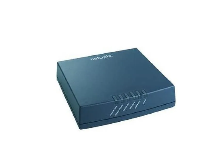 netopia netopia 3346N-ENT ADSL/2/2+ router 4-port managed switch modem — product photo