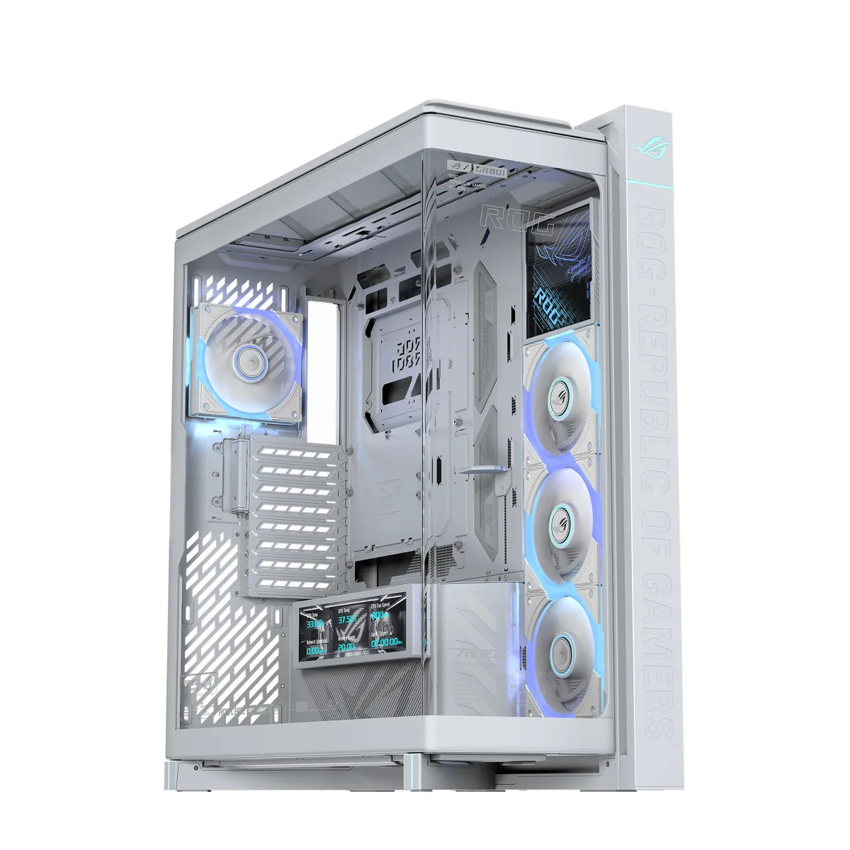 ASUS ASUS ROG CRONOX GR801 CURVE TG ARGB WHITE PC case — product photo