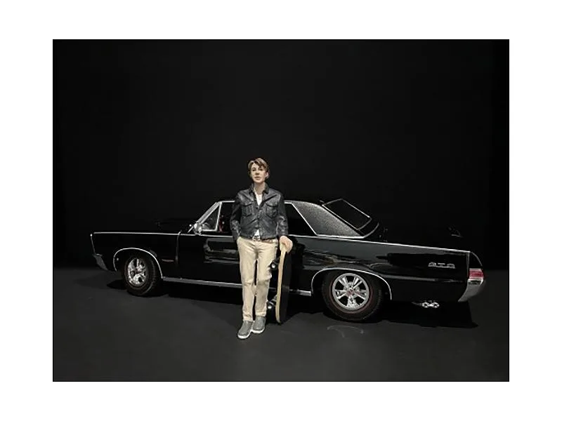 American Diorama American Diorama Skateboarder Figurine III 1/18 Scale 38242 — product photo