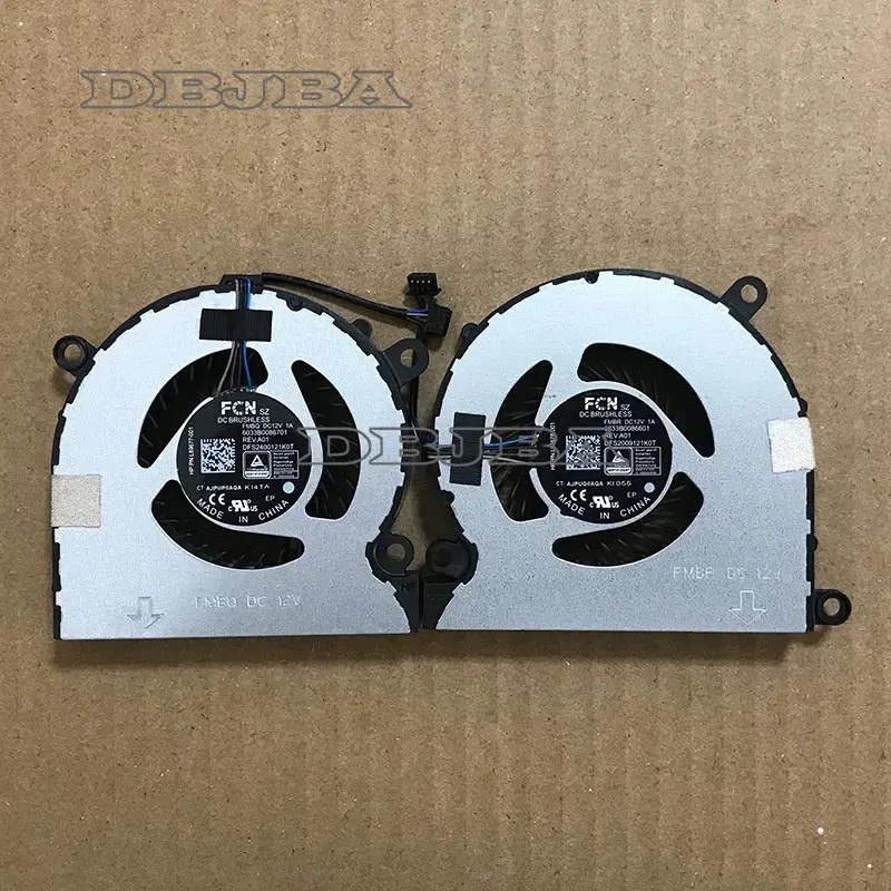 Two black cooling fans for HP Engage One Pro AIO C5900E