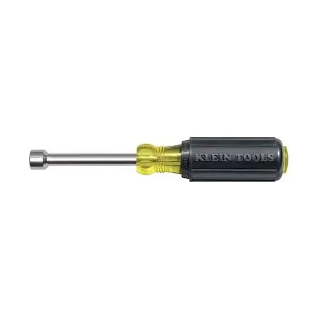 Klein Tools 630 magnetic nut driver 7/16 inch tip 3 inch hollow shank cushion grip