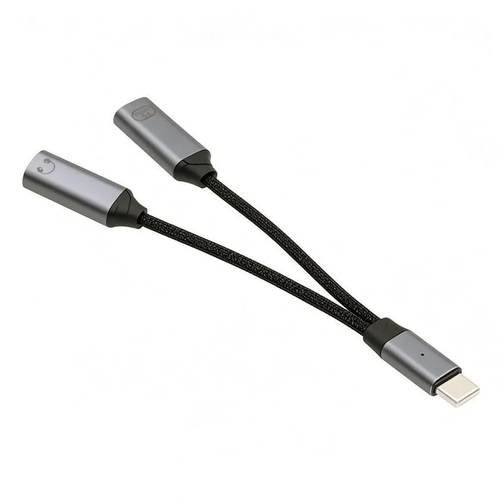 Fervit Fervit USB-C Male to USB 2.0 Female OTG &amp; 100W PD Cable — product photo