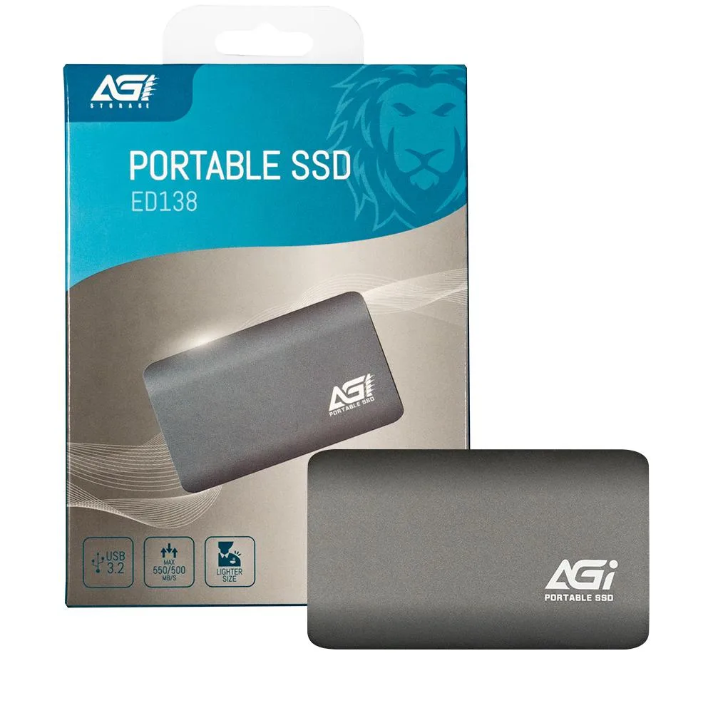 AGI AGI ED138 2TB portable SSD — product photo