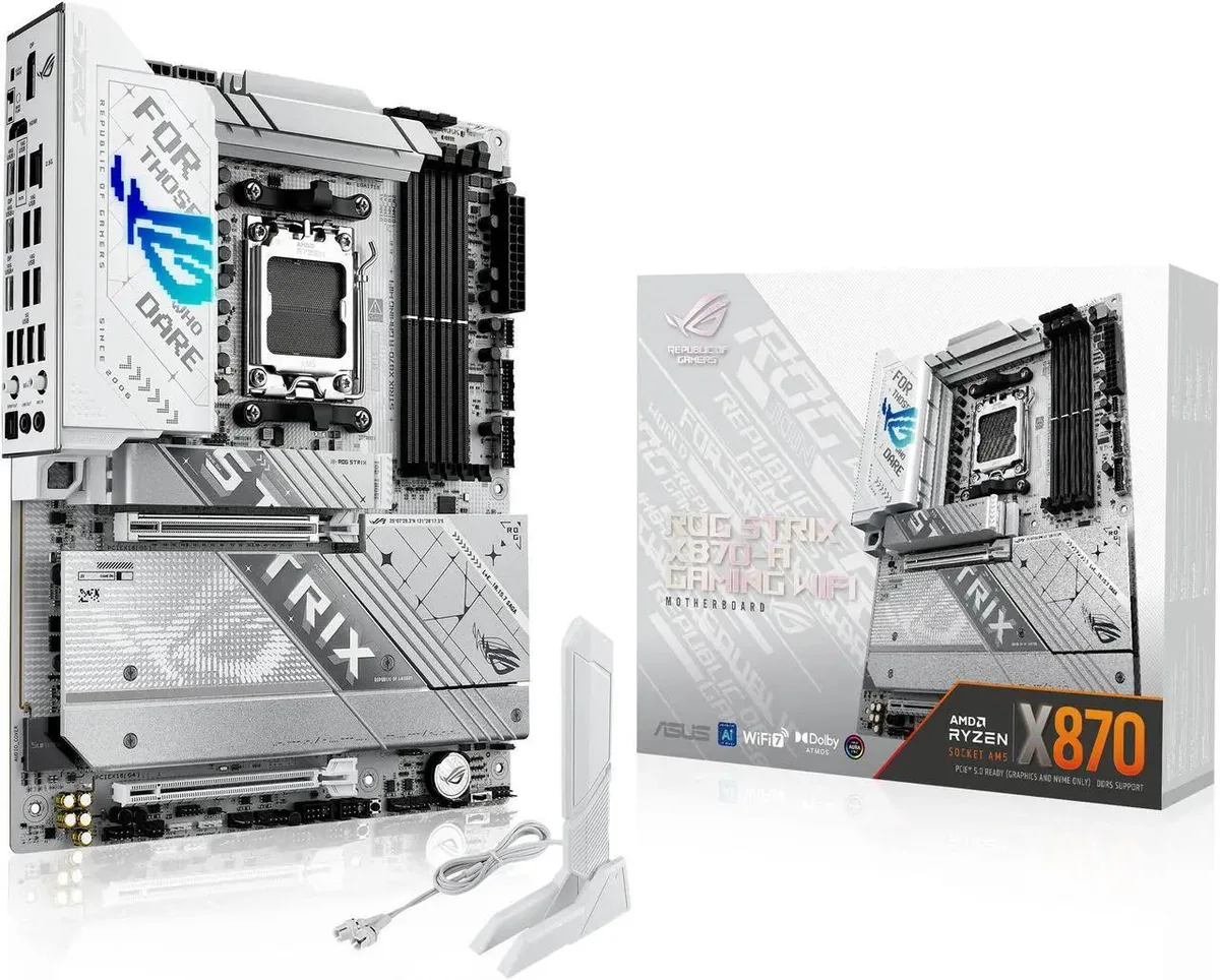 ASUS ASUS ROG STRIX X870-A GAMING WIFI AMD motherboard 16+2+2 power stages — product photo