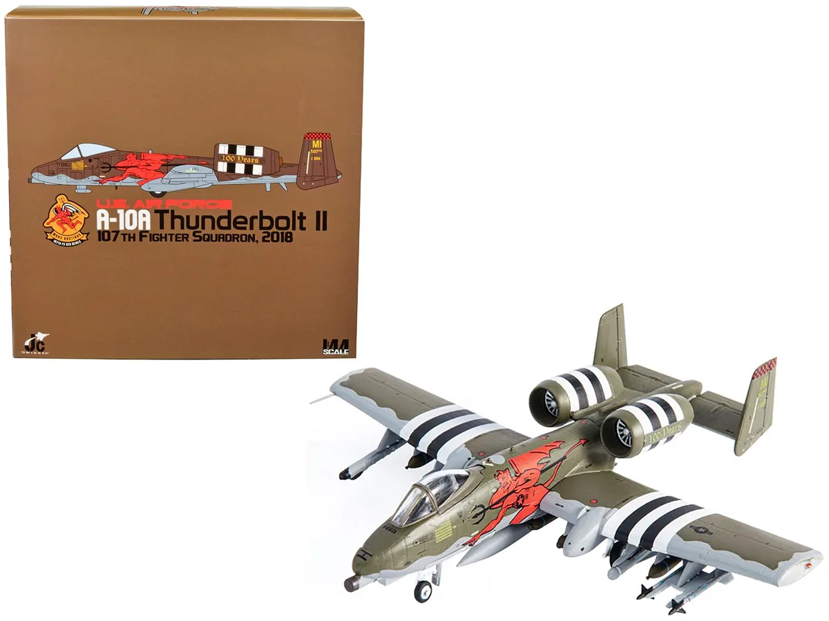 JC Wings JC Wings A-10A Thunderbolt II 1/144 Diecast 107th Squadron 100th Anniversary 2018 — product photo