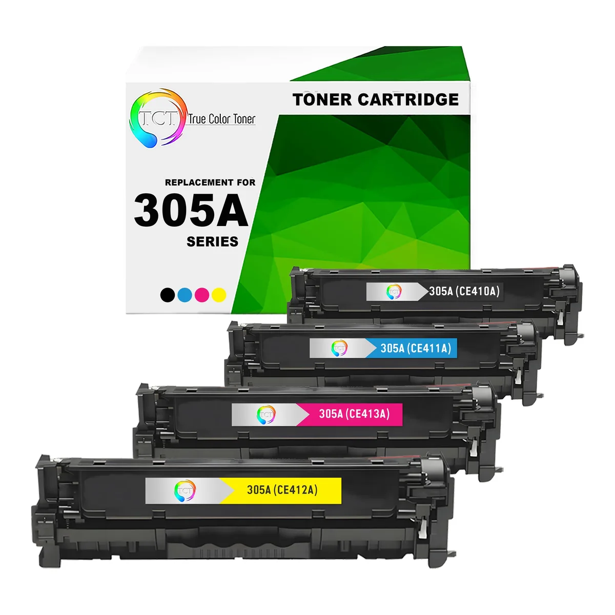 True Color Toner True Color Toner 305A 4-Pack Toner Cartridge 4 Colors — product photo