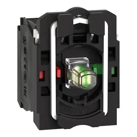 Schneider Electric Schneider Electric ZB5AW0B15 Lamp Module Contact Block 1NO/1NC White 22mm — product photo