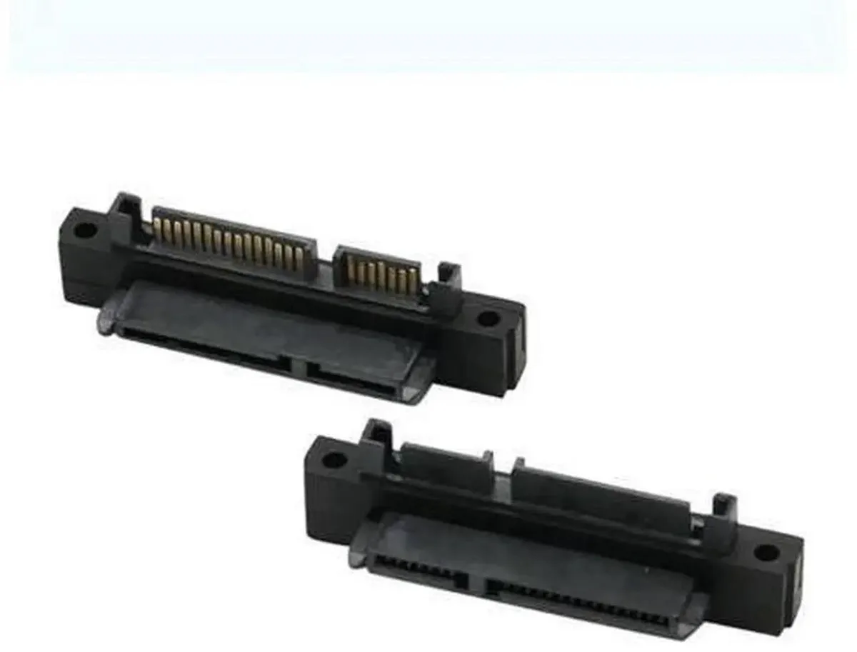 SMUGDESK SMUGDESK 3Pack SFF-8482 SAS Female to SATA Male 15Pin 90 Degree Adapter — product photo