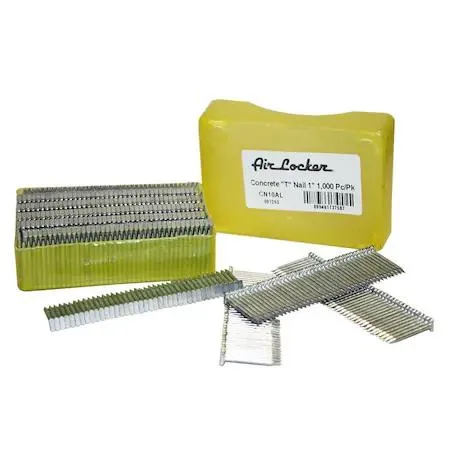 Air Locker Air Locker CN10AL Collated T-Nails 1 in 14 ga Galvanized 1000 pk — product photo