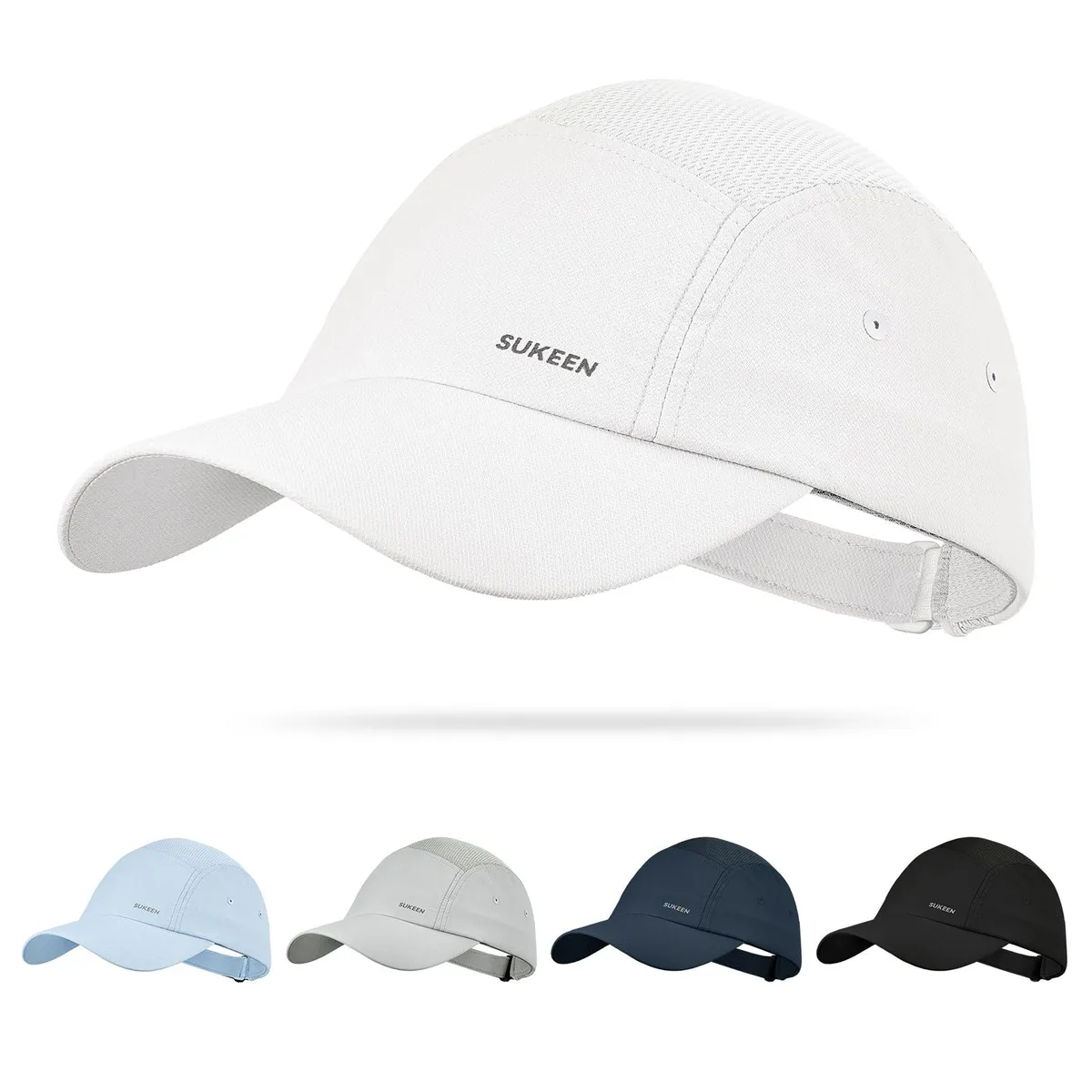  Sukeen Lightweight Baseball Cap Black 60.7g UPF 50+ — product photo