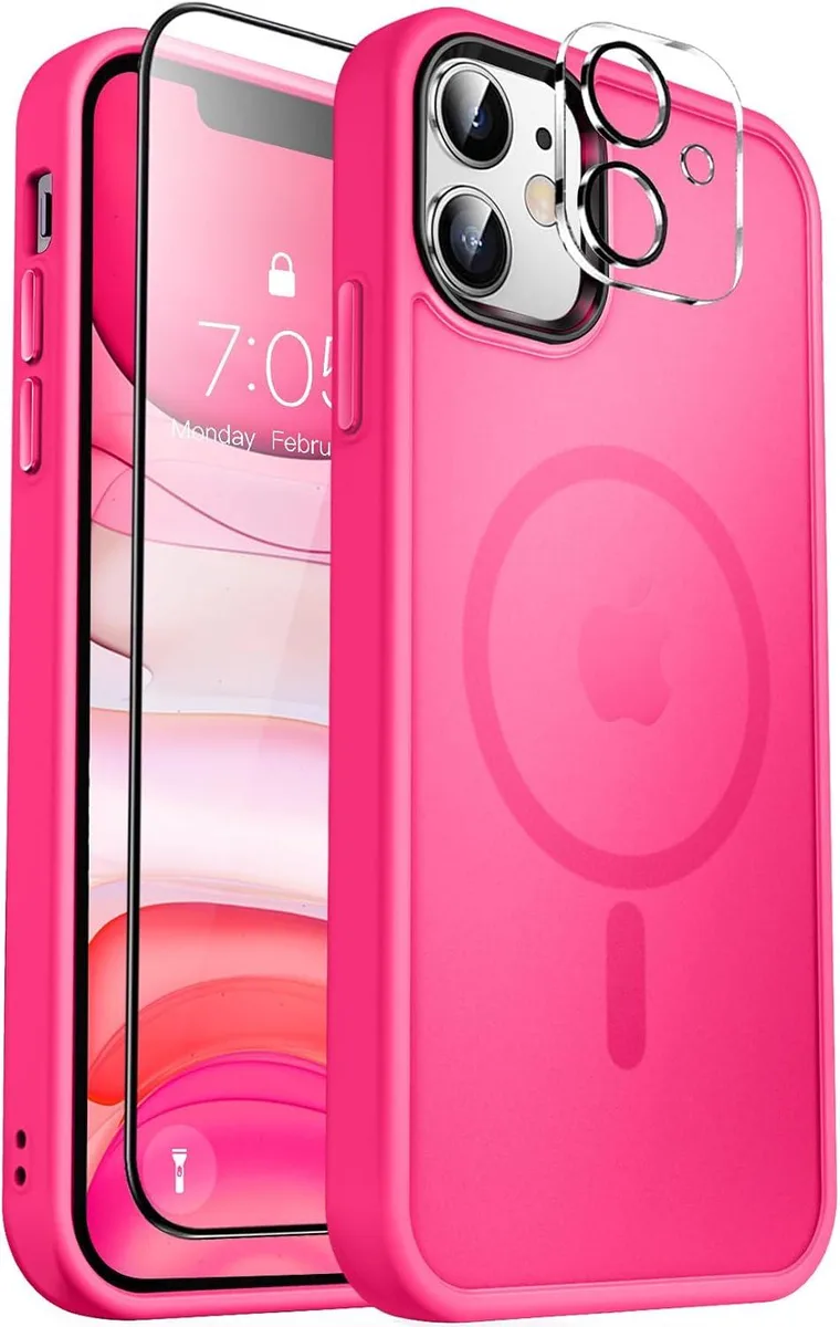 TAURKENAM TAURKENAM iPhone 11 Case Hot Pink 6.1 inch — product photo