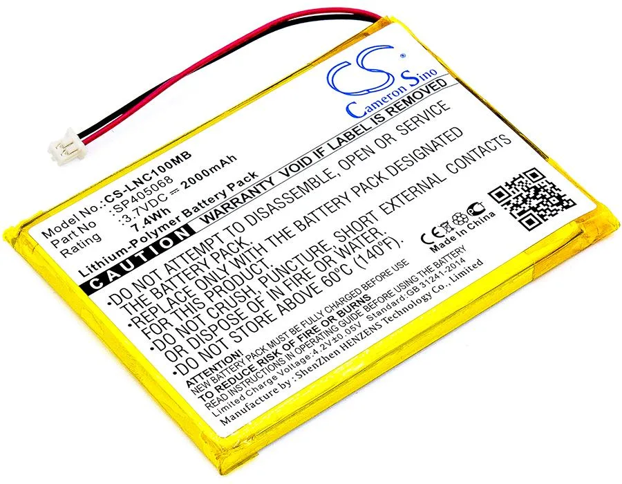 Cameron &amp; Co Cameron &amp; Co DS-CS-LNC100MB Li-Polymer 3.7V 2000mAh surveillance accessory — product photo