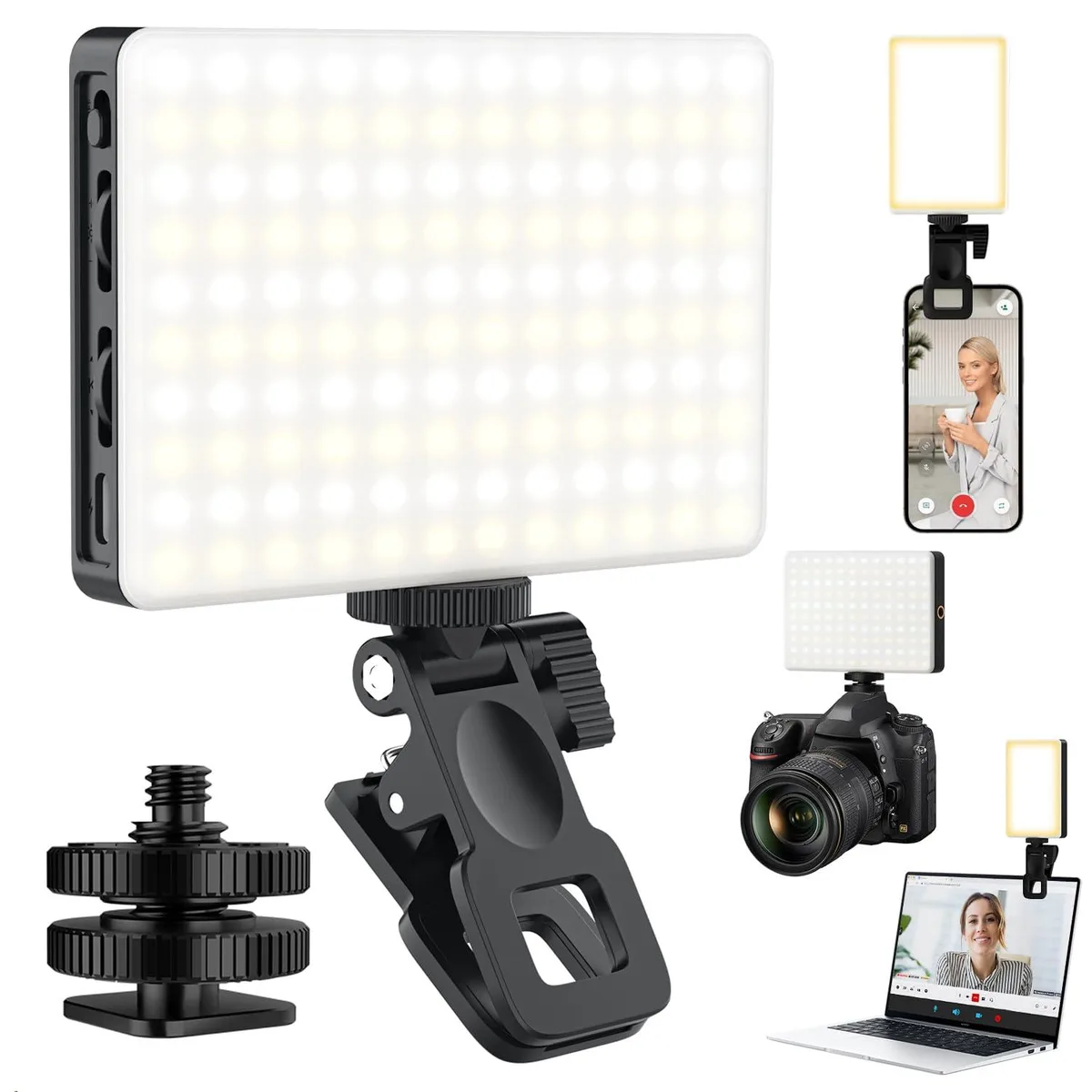  Neewer CL-V16A 120 LED Selfie Light 5000mAh 3 Modes CRI 97+ — product photo
