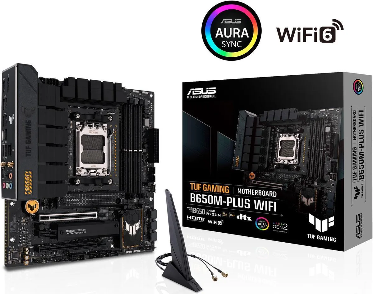 ASUS ASUS TUF GAMING B650M-PLUS WIFI mATX AMD motherboard — product photo