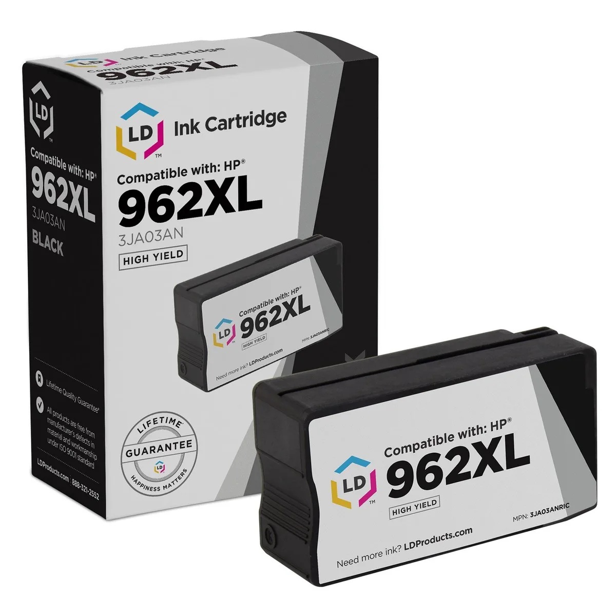 LD Products LD Products 962XL Black Ink Cartridge 3000 Pages — product photo