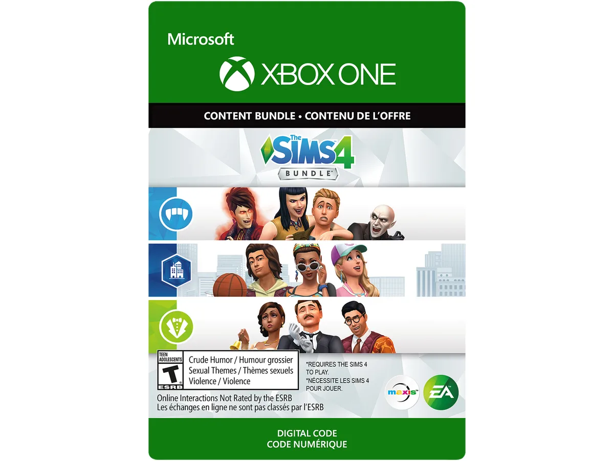 Electronic Arts Electronic Arts 7D4-00246 The Sims 4 Extra Content Starter Bundle downloadable game — product photo