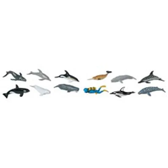Safari Ltd. Safari Ltd. Whales &amp; Dolphins Miniatures Toob — product photo