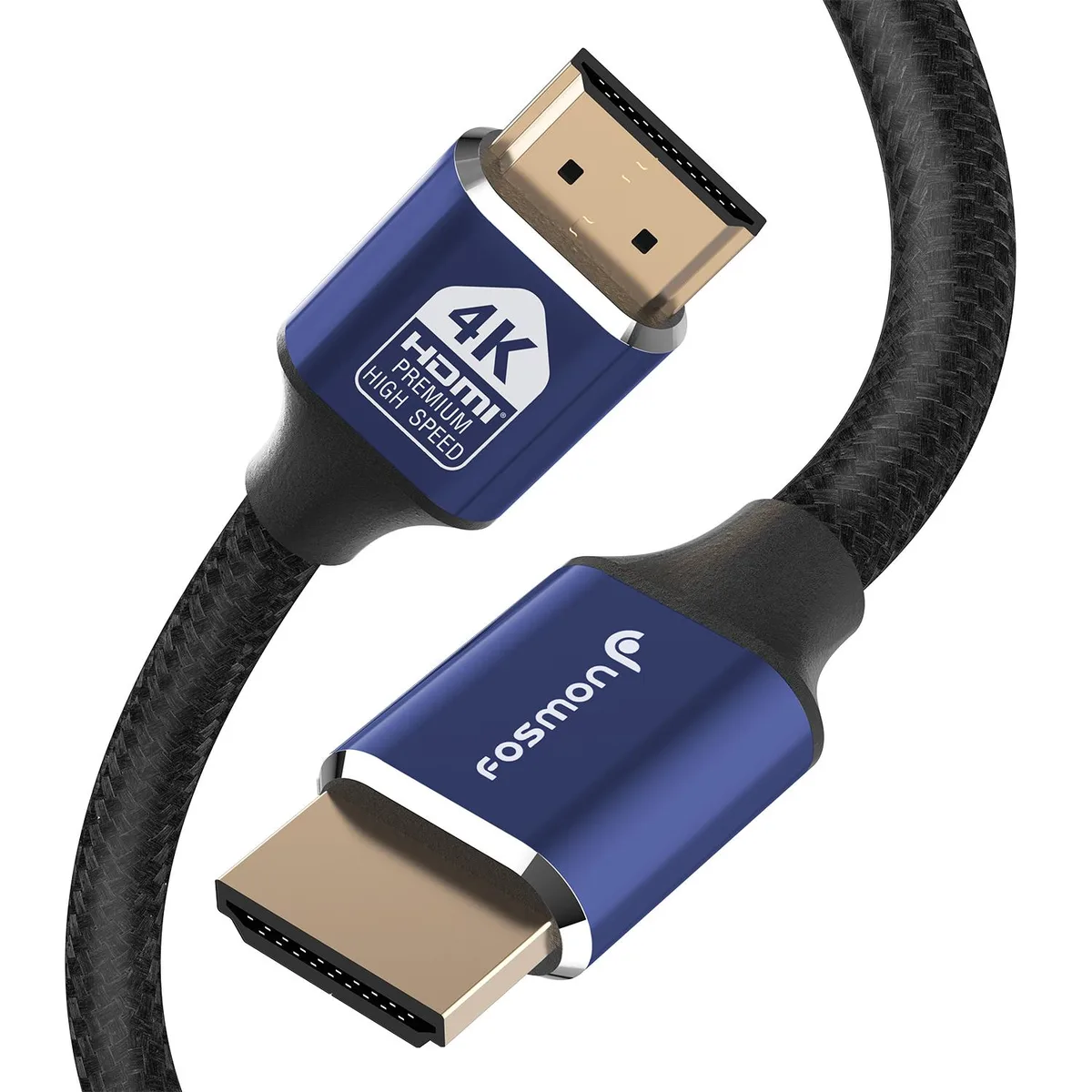 Fosmon Fosmon HD8220 6FT HDMI 2.0 18Gbps 4K@60Hz CL3 Cotton Braided — product photo