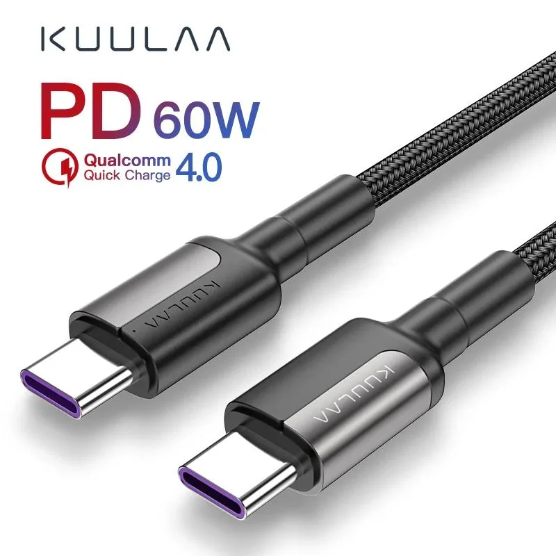 Defendwe Defendwe USB C cable Micro USB to USB A 20V 3A 480Mbps black .5m 1m 2m — product photo
