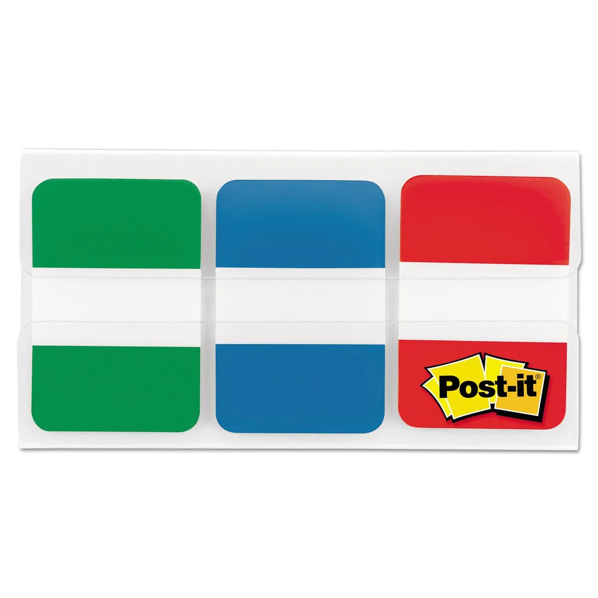 3M 3M Post-it File Tabs 1 x 1.5 Blue/Green/Red 66 Pack 686GBR — product photo