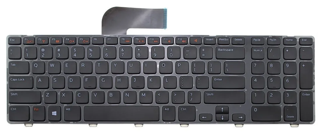 NDLIULEI NDLIULEI laptop replacement keyboard US layout Black PN AEGM7U00020 — product photo