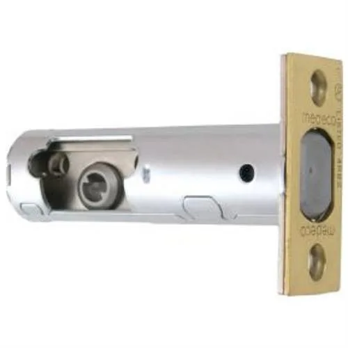 Medeco Medeco 11-0A1922-605 Bright Brass 605 door lock 2-3/4" backset 1-1/8" x 2-1/4" face plate — product photo