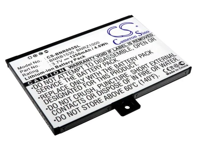 Rectangular replacement battery pack with dark plastic casing and connector terminals